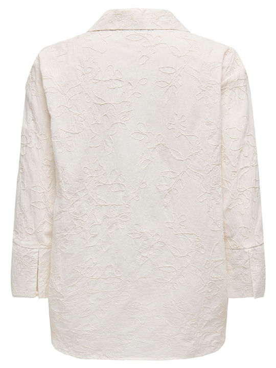 Mânecă lungă Femei Cămașă White