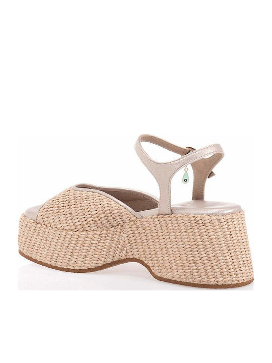 Komis & Komis Πλατφόρμες Beige