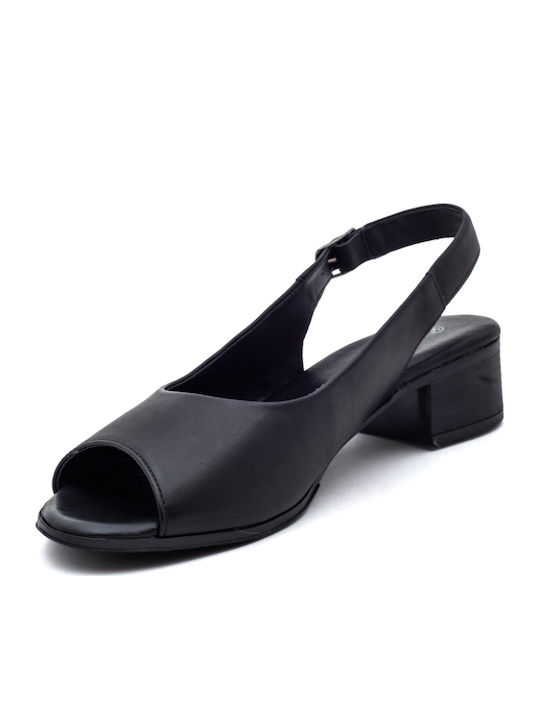 Pumps mit Riemchen Schwarz