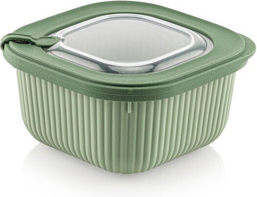 Viosarp Microwave Plastic Lunch Box Transparent 600ml