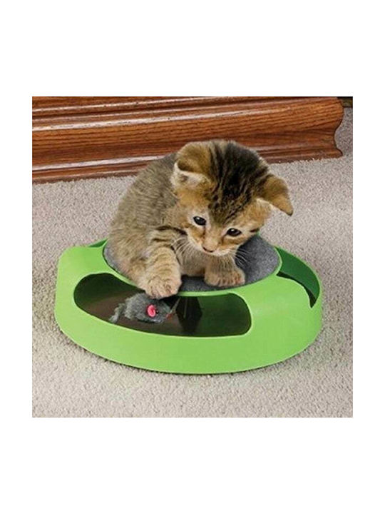 Fang die Maus Katzenbewegungsspielzeug Grün 25x6,5cm