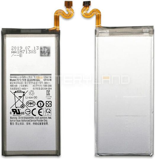 Eb-bn965abu Battery Samsung Galaxy Note 9 3.85v 4000mah