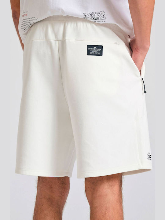 Men's Athletic Shorts Off White Ecru
