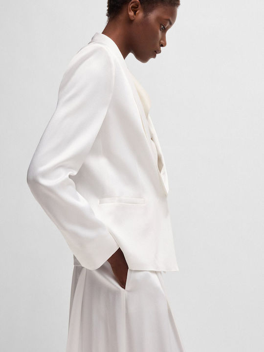 Boss Janka3 Women's Blazer White