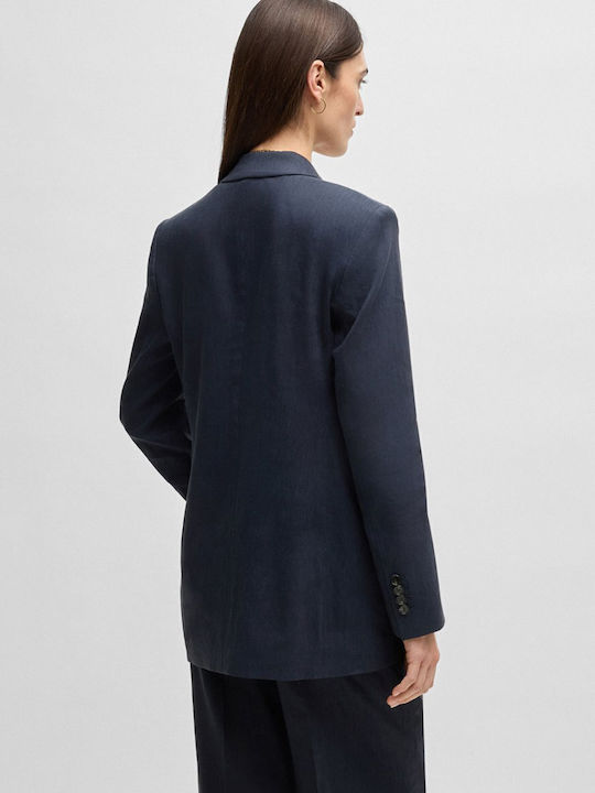 Boss Jaleto8 Women's Blazer Dark Blue