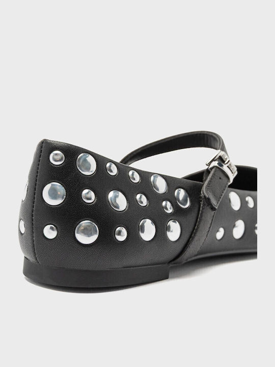 Ballerinas With strap Black