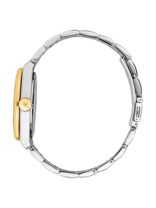 Maserati Herrenuhr 41mm Batterie mit Gold Metallarmband