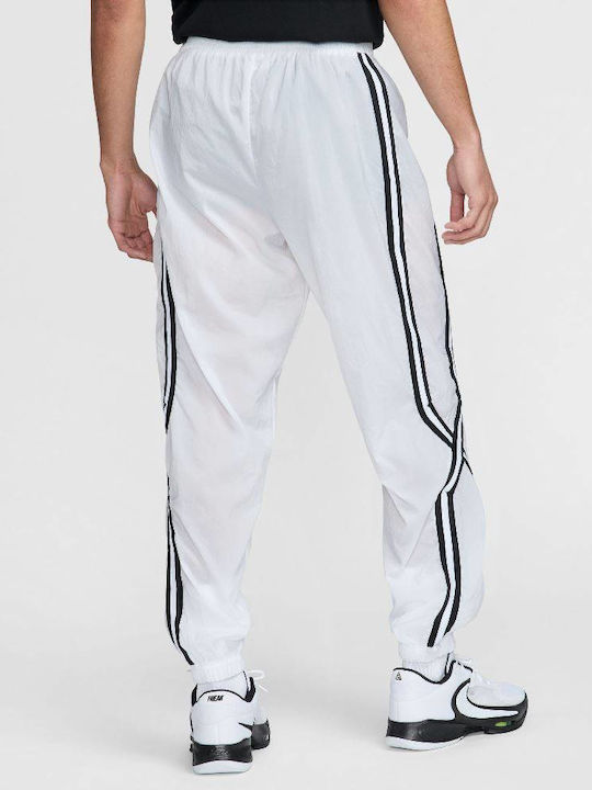 Fn2868-100 Nike Dri-Fit DNA Crossover Basketball Pant White Black Orange Color