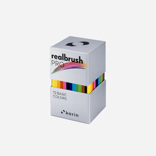 Karin Realbrush Pro Σετ 11+1 Μαρκαδόρων Νερού Basic Colors