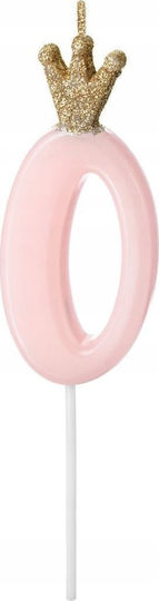 Birthday Candle Number 9 Pink 9.5cm 71855