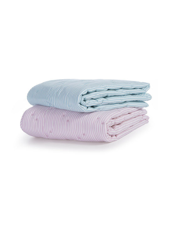 Nef-Nef Homeware Бебешка кувертюра Микрофибър Aqua 110x150см Nef-Nef Homeware Бебешка кувертюра Микрофибър Aqua 110x150см