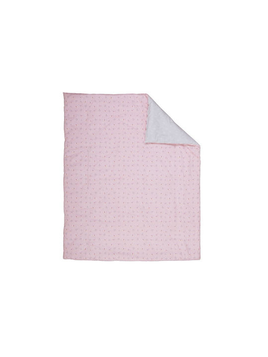 Nef-Nef Homeware Cotton Baby Quilt Wings Of Joy 110x140cm Pink