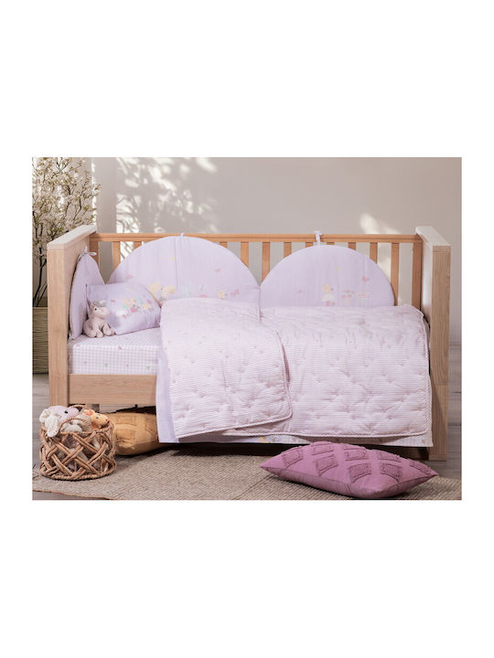 Nef-Nef Homeware Baby Quilt 110x150cm Lilac