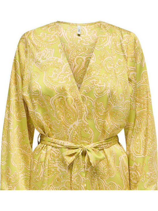 Life Women's Kimono Yellow