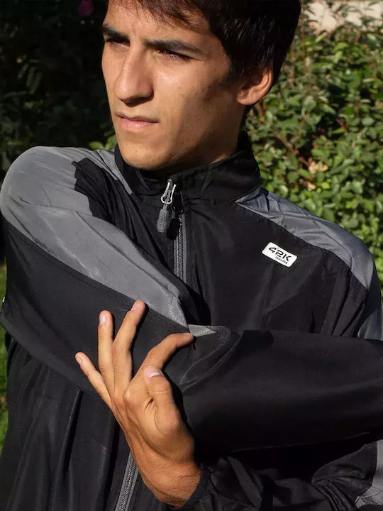 Athletic Jacket Windproof Black