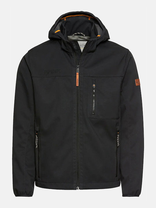 Μπουφάν Softshell Αδιάβροχο και Αντιανεμικό Black