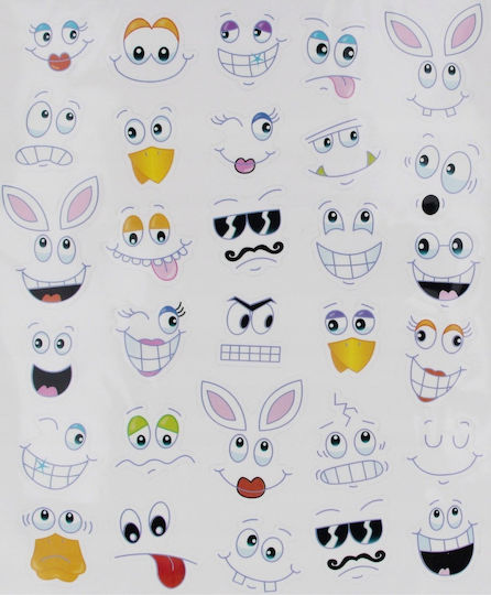 Craft with Fun Aufkleber 30Stück