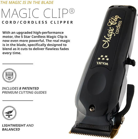 Wahl Professional Magic Clip Profesională Mașină de Tuns Neagră