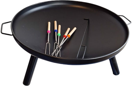 Large Steel Garden Fire Pit Bonfire