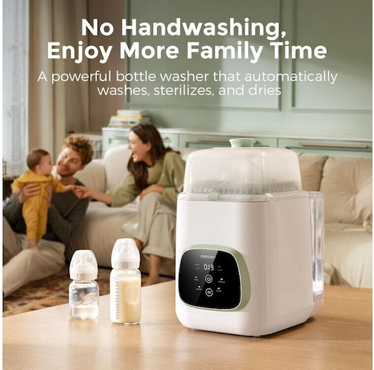 Momcozy KleanPal Pro Washer & Electric Baby Sterilizer for 4 Bottles