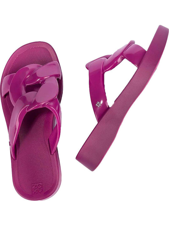 Kinder Badeschlappen Fuchsie