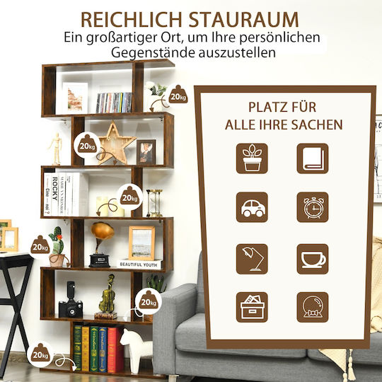White Bookcase 80x23x191cm CB10344CF White Bookcase 80x23x191cm CB10344CF