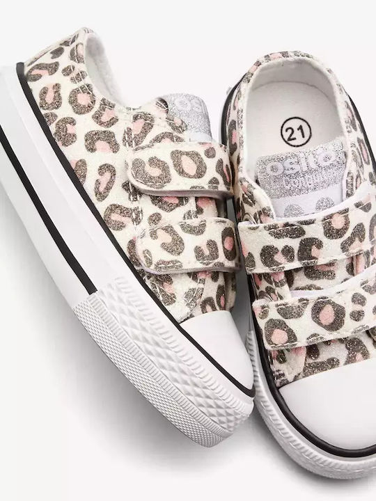 Παιδικά Sneakers με Σκρατς Καφέ
