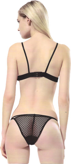 Set Lenjerie Sexy Vaqua 6005 Negru