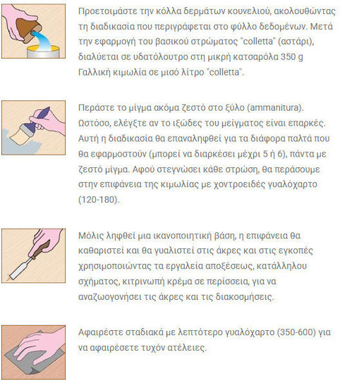 Borma Wachs Стандартно уплътнение Бял 1кг