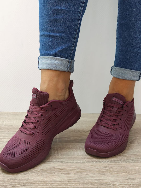 Bobs Squad Chaos Face Damen Sneakers Plum