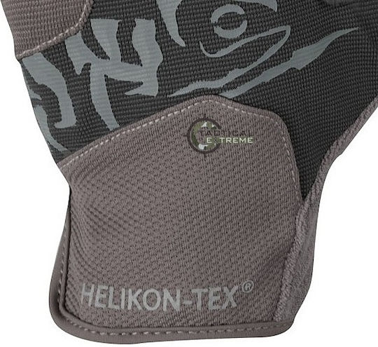 Helikon Tex All Round Fit Tactical Military Gloves Black Shadow Grey