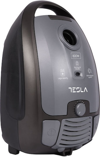 Tesla BG302EU Прахосмукачка 800W С торба 3.5лт Сив
