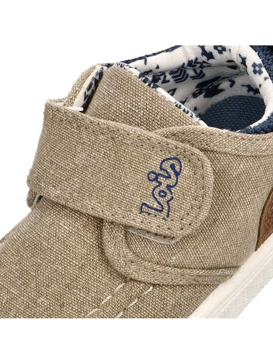 Lois Espadrilles Junge Beige Klettverschluss