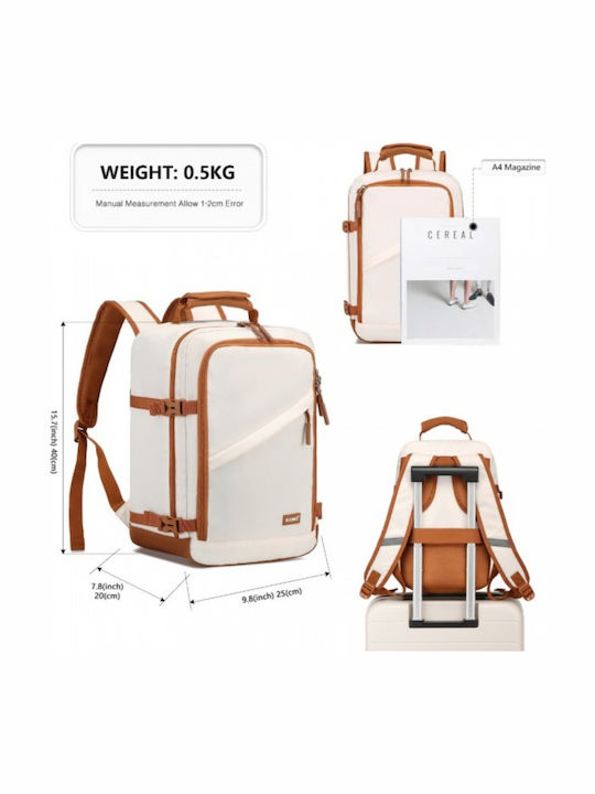 Miss Lulu Backpack Μπεζ