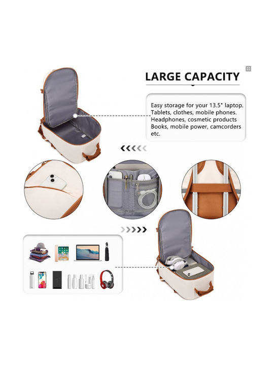 Miss Lulu Backpack Μπεζ