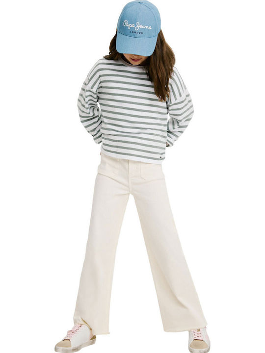 Kids' Denim Pants Oyster White NANIA