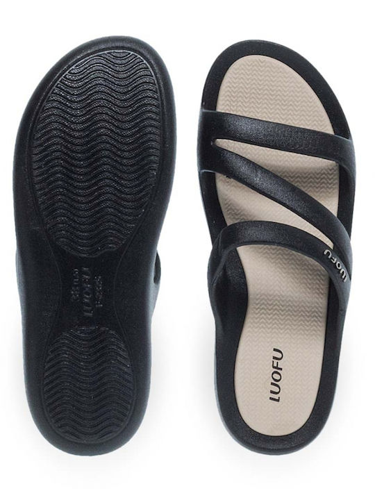 Frauen Flip Flops in Schwarz Farbe