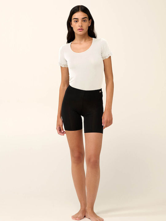Kurzärmelig Black Damen T-Shirt