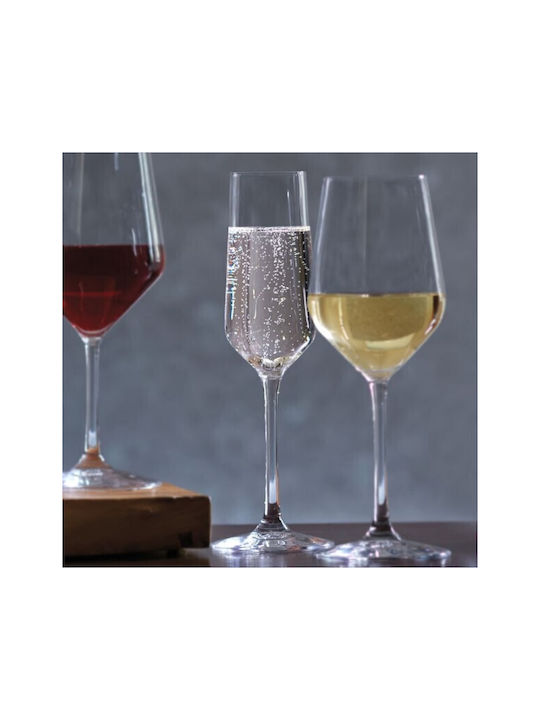 Stolzle Lausitz Set de pahare de sampanie / Vin alb din Sticlă Cu picior 200ml 6buc