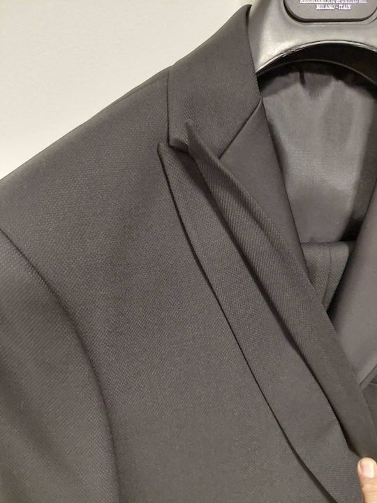 Herrenanzug mit Weste Black