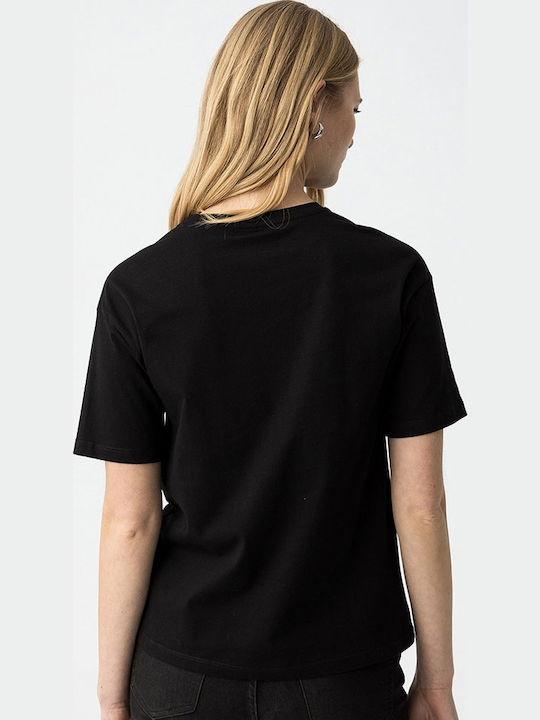 Women's Blouse Cotton Black