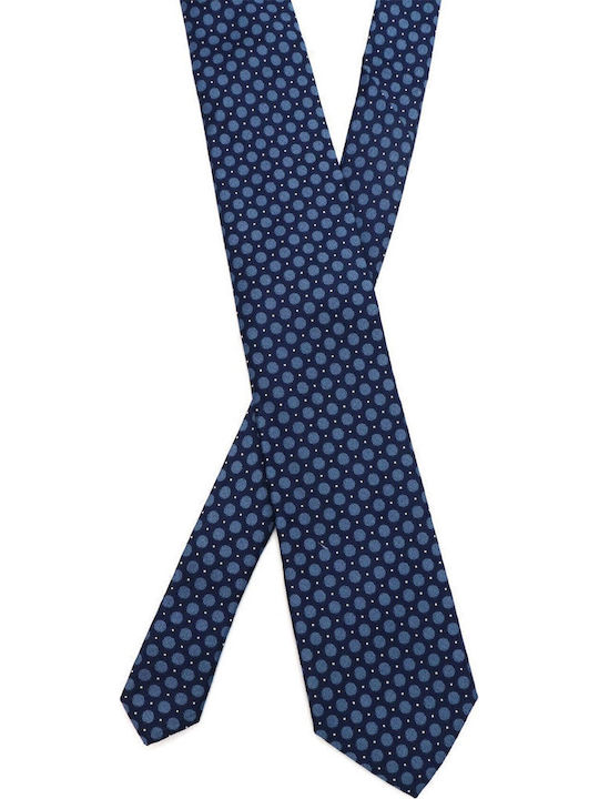Michael Kors Men's Tie Silk Printed in Light Blue Color