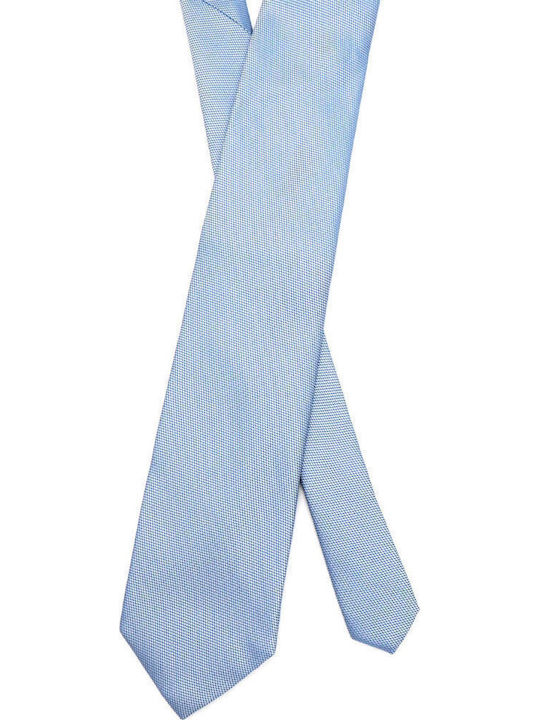 Michael Kors Men's Tie Silk Printed in Light Blue Color