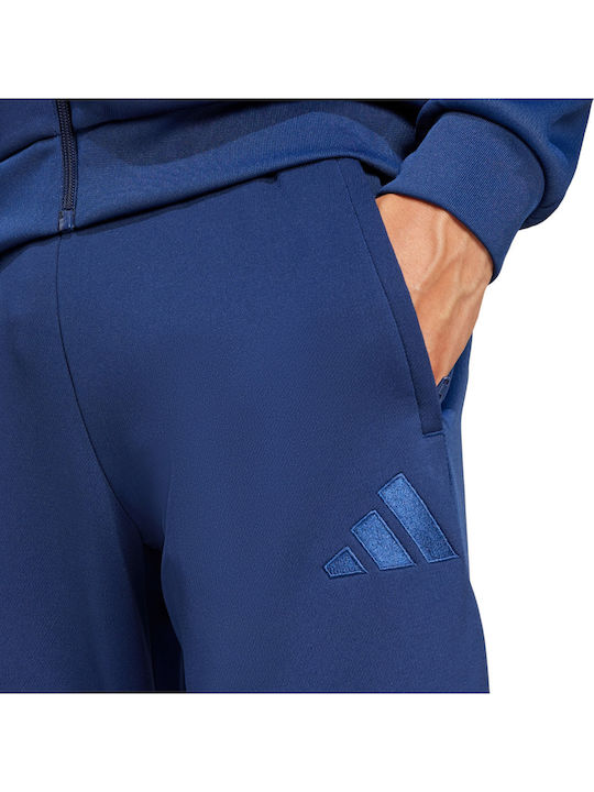 Tiro 25 Jogginghose Glänzend mit Gummizug Navy Blue