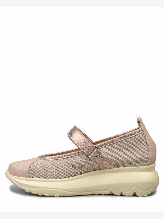 Slingback Ballerinas With strap Nude