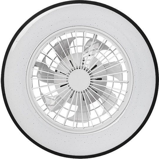 Rabalux Dalfon2 Ceiling Light 48.5cm with Light Fixture Black / White