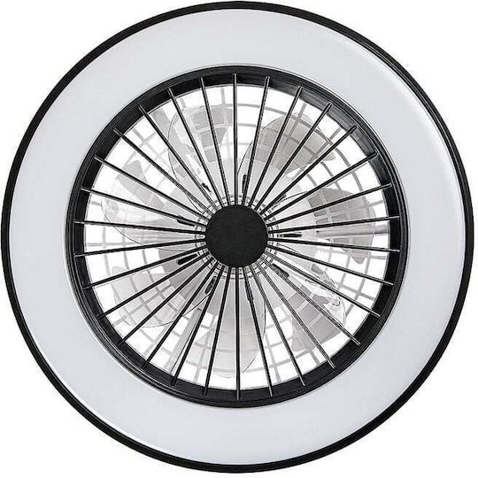 Rabalux Dalfon2 Ceiling Light 48cm with Light Fixture Black