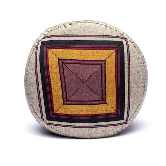 Buchweizen Meditationskissen Mehrfarbig 33x17cm