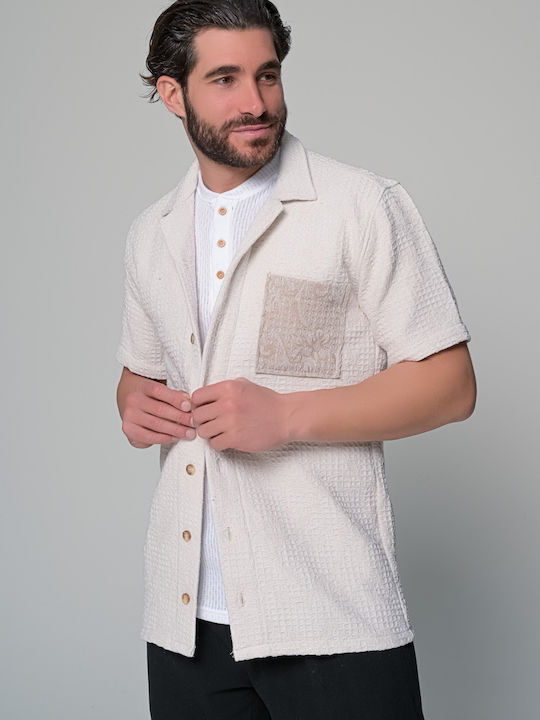 Salty Kurzärmlig Hemd Beige