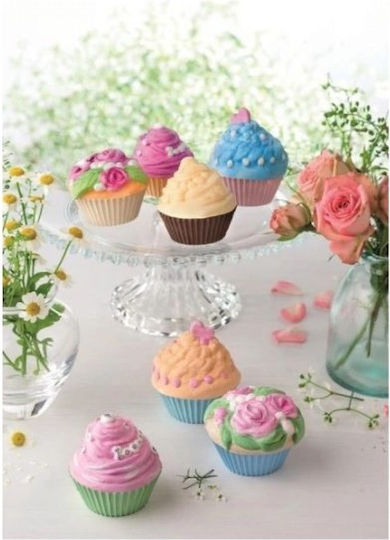 Glorex Cake Small Καλούπι 6pcs για Πηλό / Σαπούνι 4.7x4.7cm